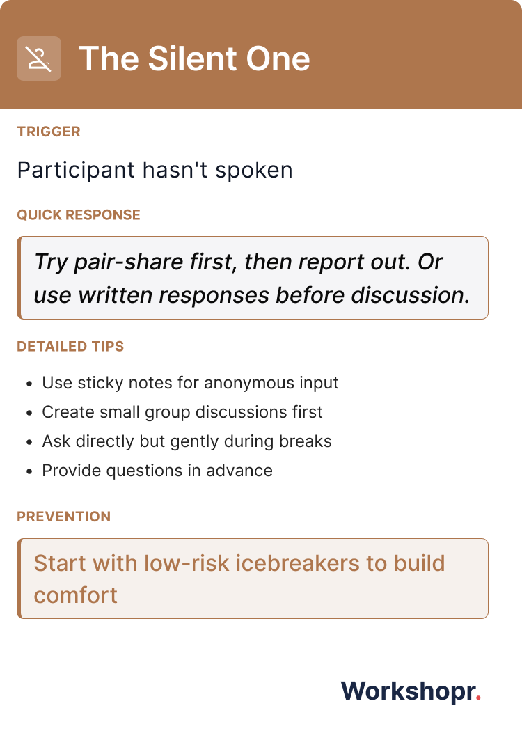 The Silent One - Back